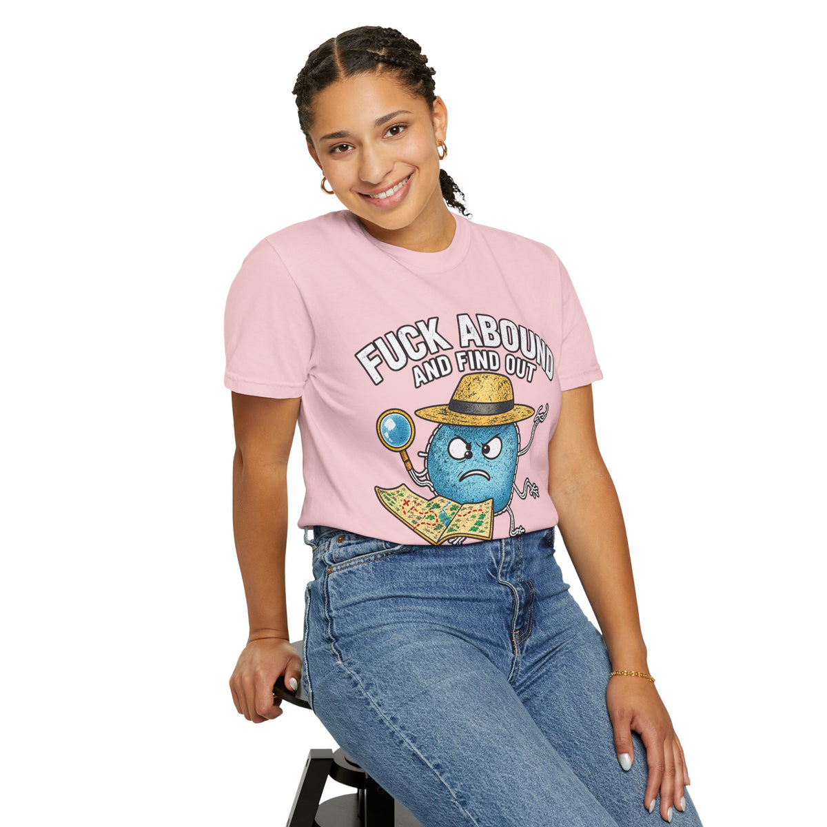 Fuck abound and find out – Playera Unisex Retro | ANM Wear