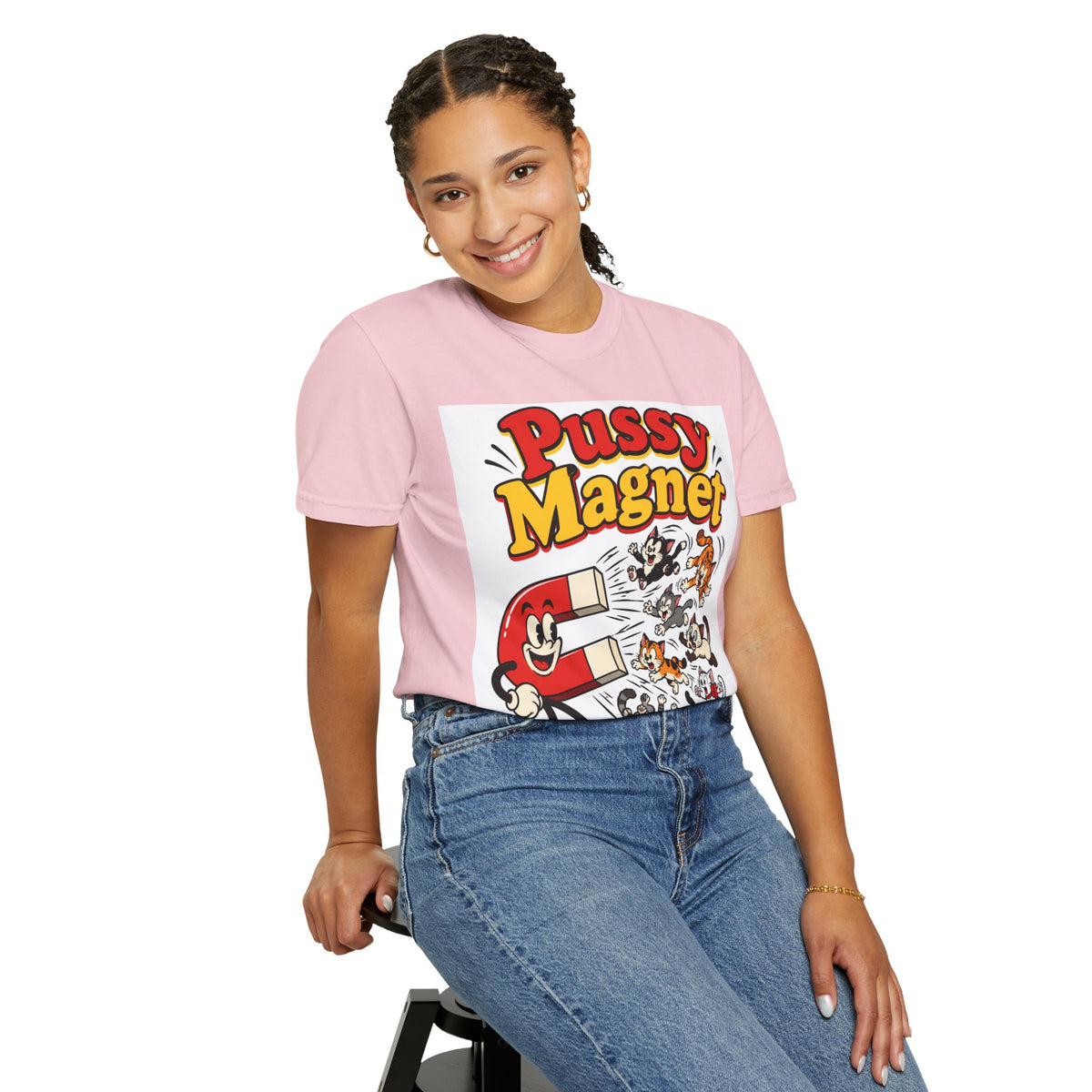 Pussy Magnet – Playera Unisex Retro | ANM Wear