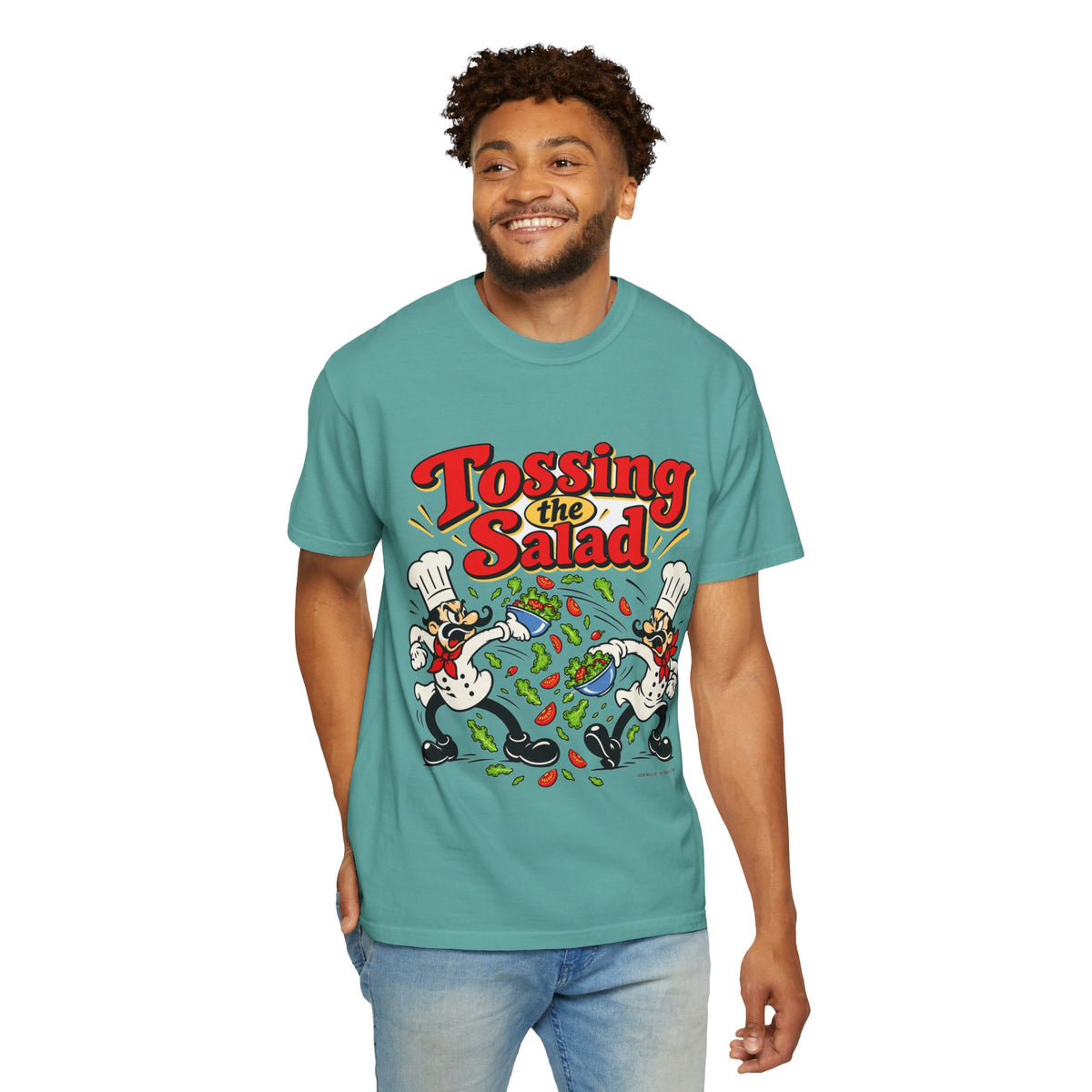 Tossing the Salad – Playera Unisex Retro | ANM Wear
