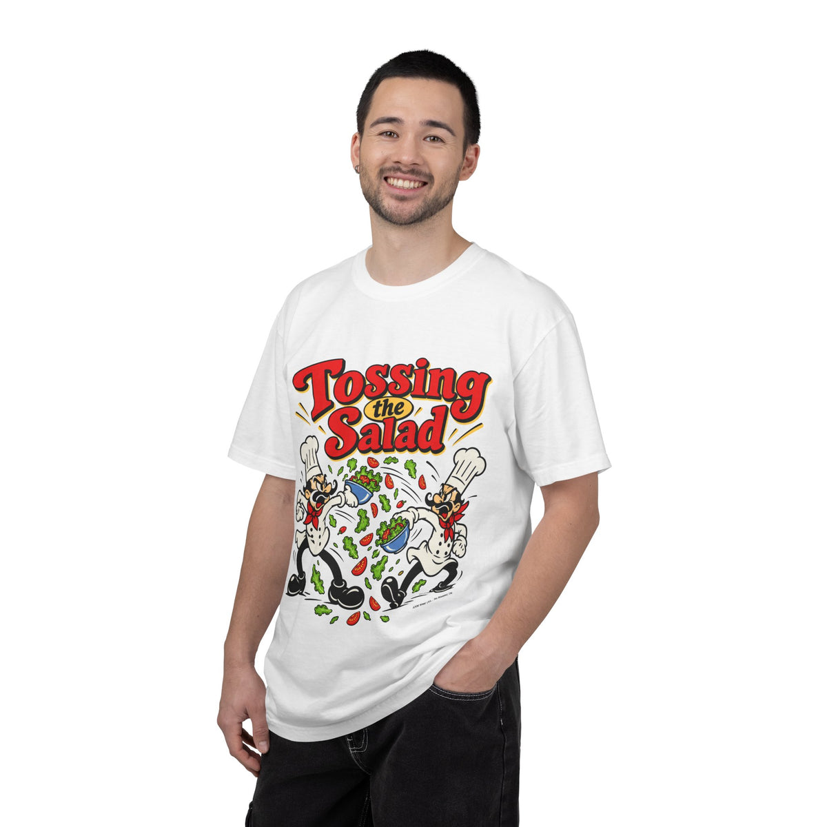 Tossing the Salad – Playera Unisex Retro | ANM Wear