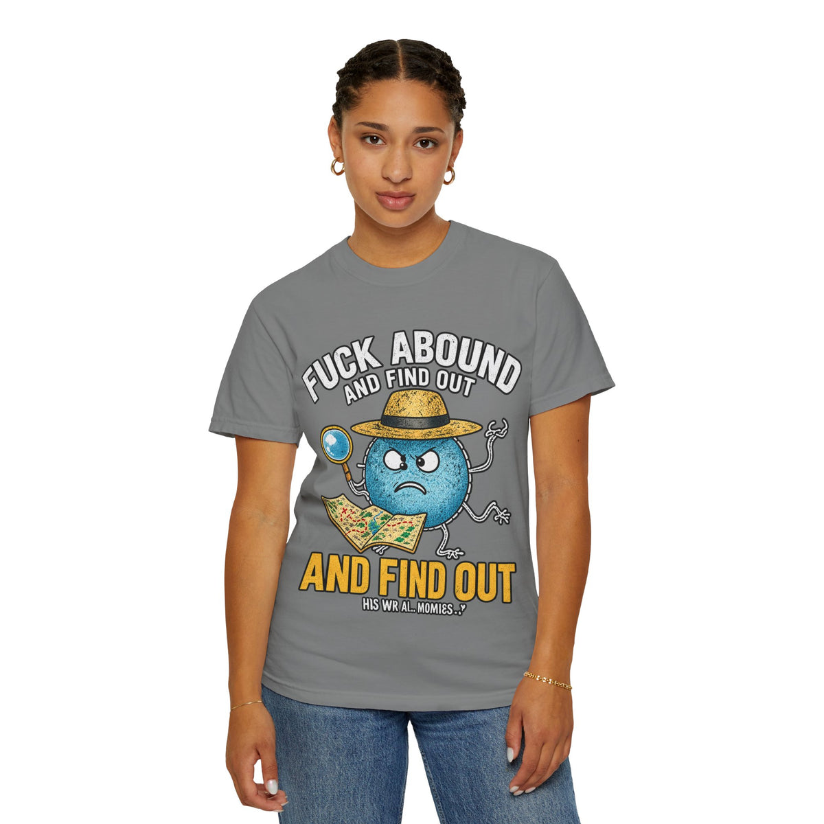 Fuck abound and find out – Playera Unisex Retro | ANM Wear