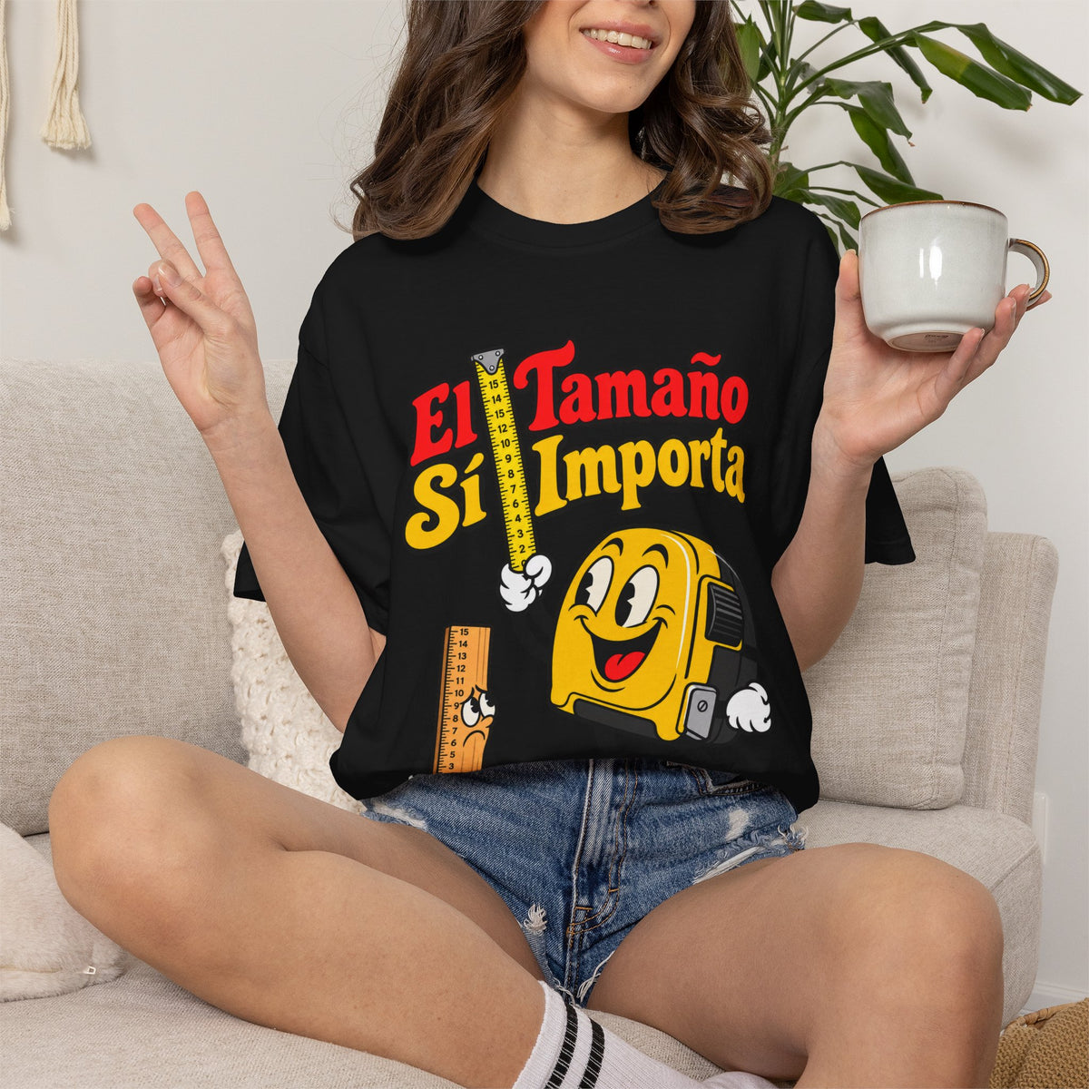El Tamaño Sí Importa  – Playera Unisex Retro | ANM Wear