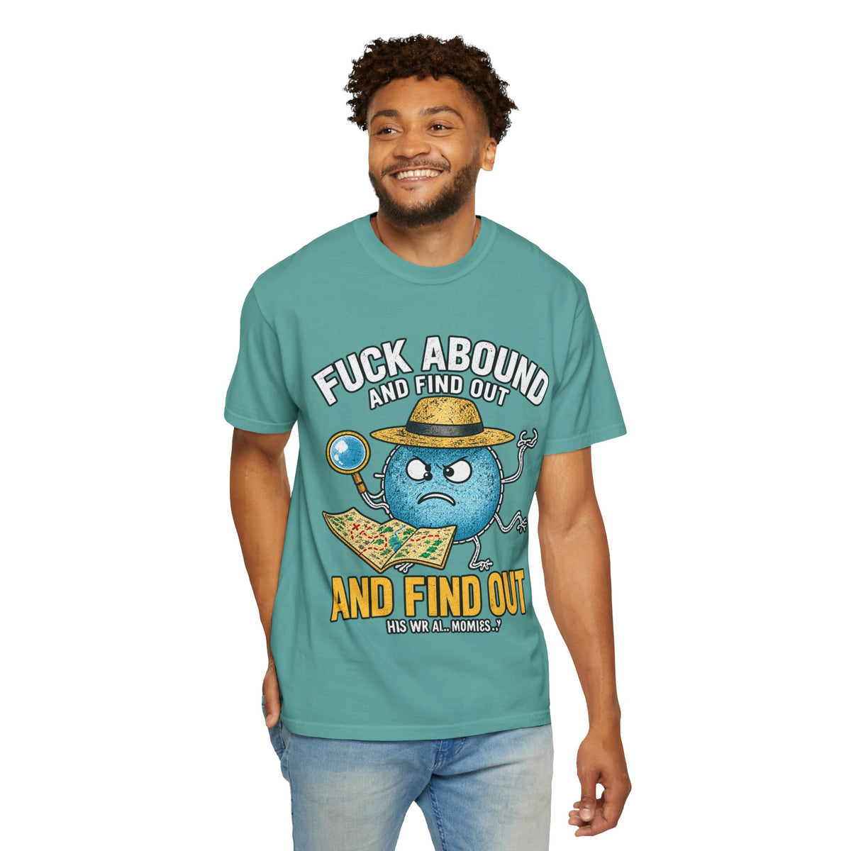 Fuck abound and find out – Playera Unisex Retro | ANM Wear