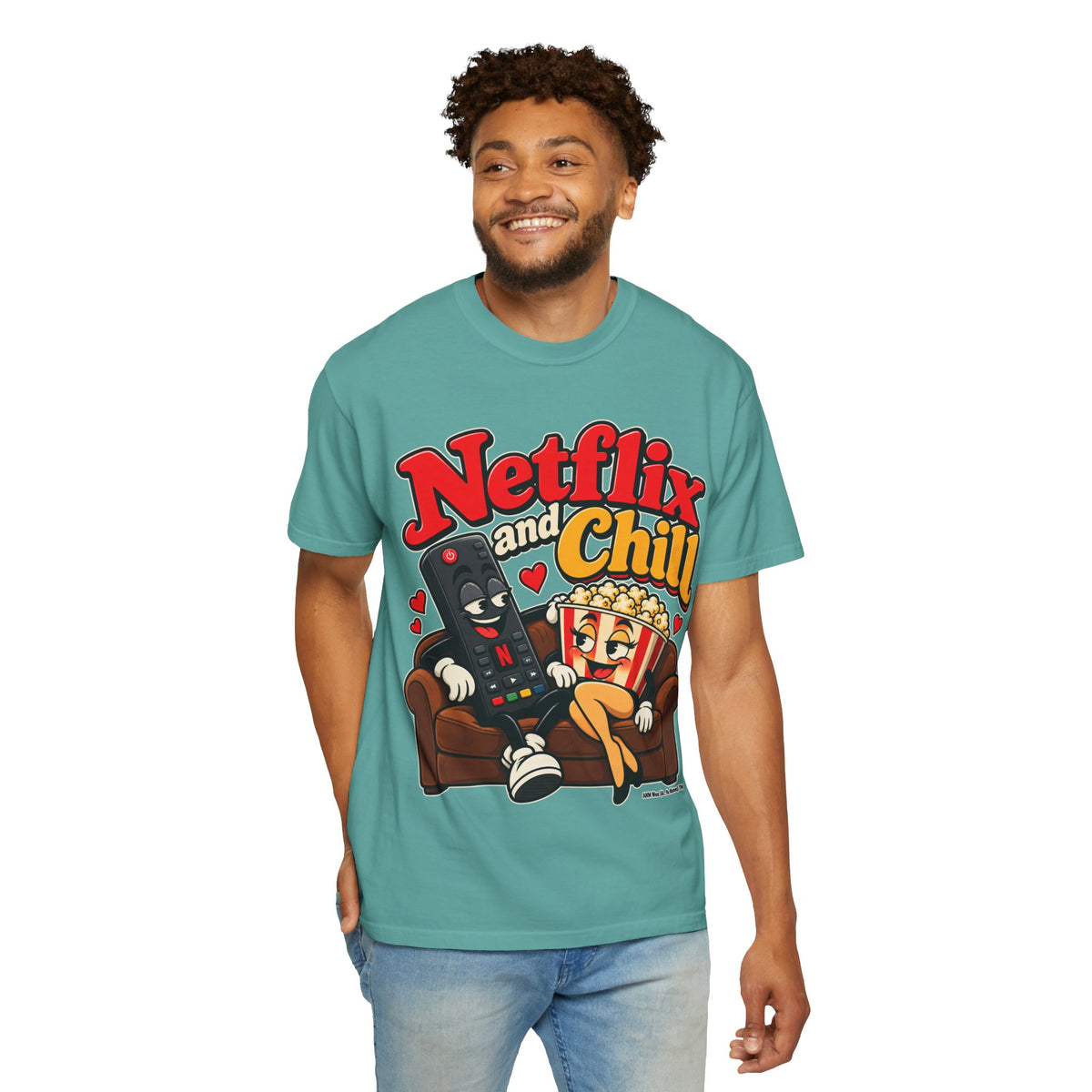 Netflix and chill – Playera Unisex Retro | ANM Wear