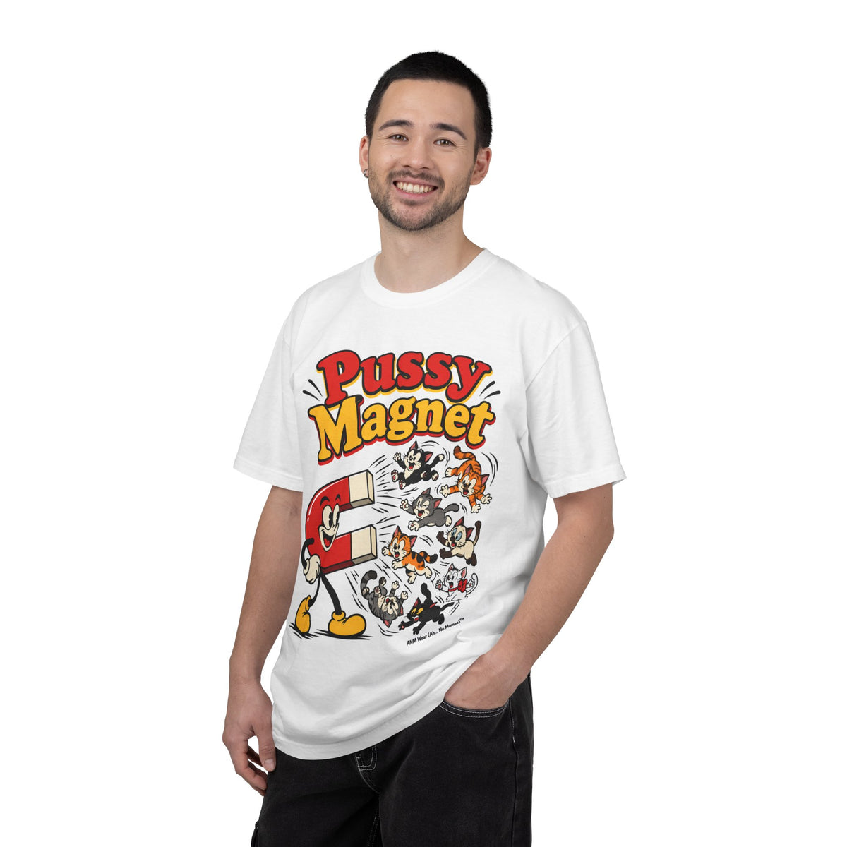 Pussy Magnet – Playera Unisex Retro | ANM Wear