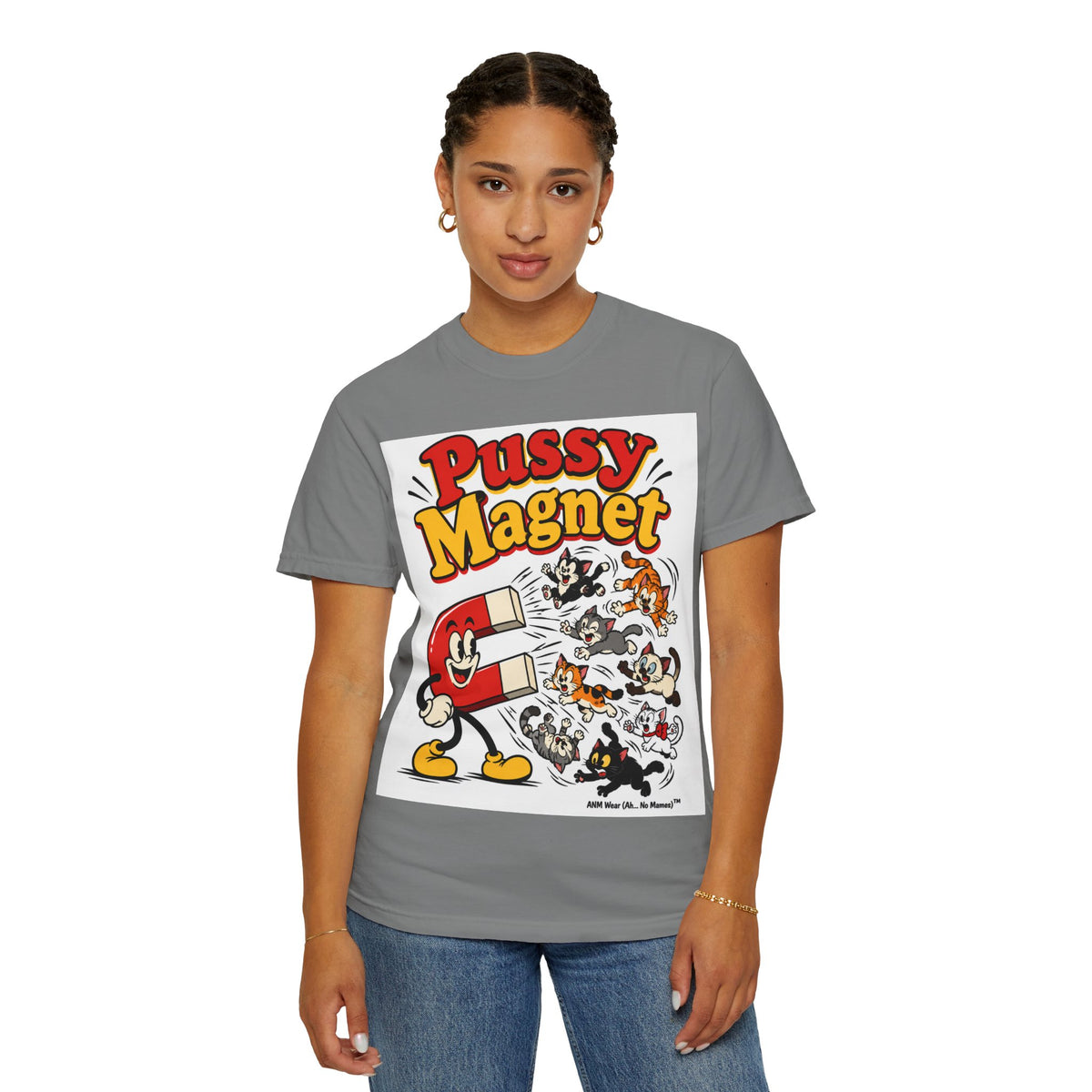 Pussy Magnet – Playera Unisex Retro | ANM Wear