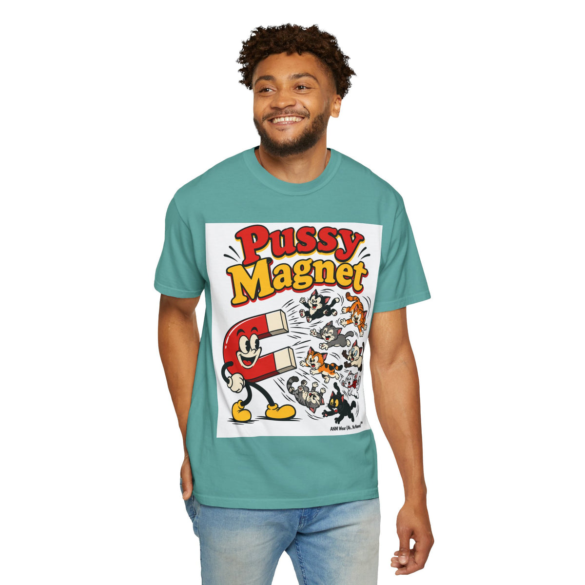 Pussy Magnet – Playera Unisex Retro | ANM Wear